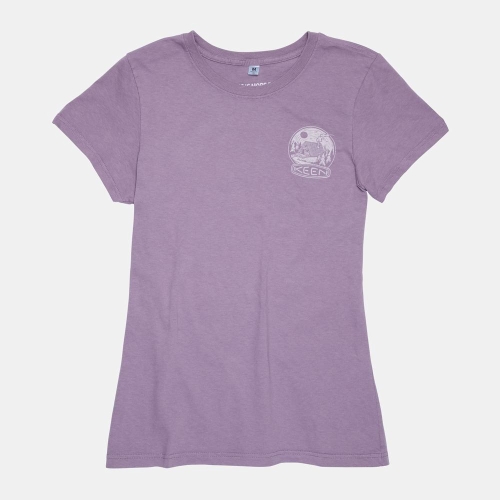 Keen Vêtements En Ligne | T-Shirts Keen Mountains To Sea' Femme Violette (FRA874193)